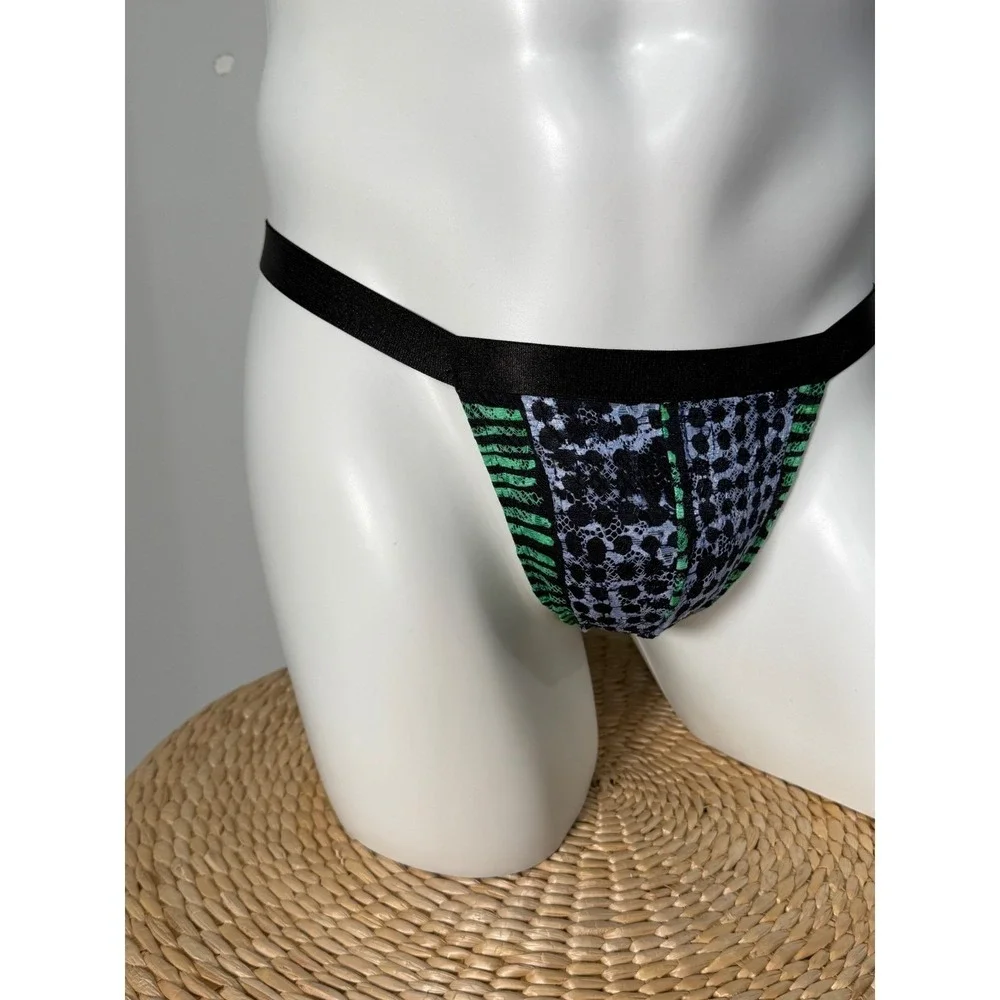 CosaBella  Men's Fashion Lace Thong Soft Stretch Designer Brief‎ size L